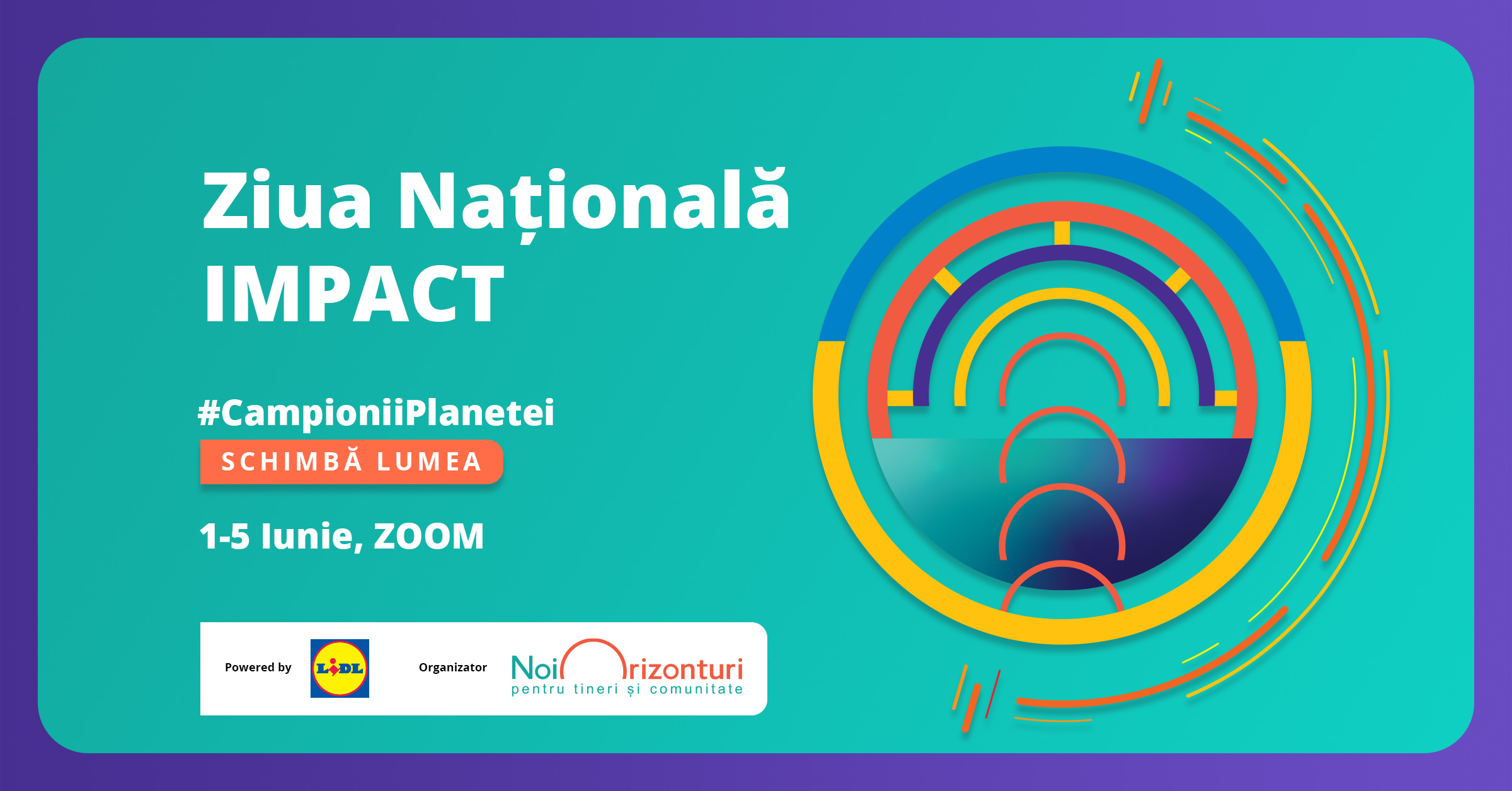 Tinerii care schimbă lumea se întâlnesc online la Ziua Națională IMPACT între 1-5 iunie