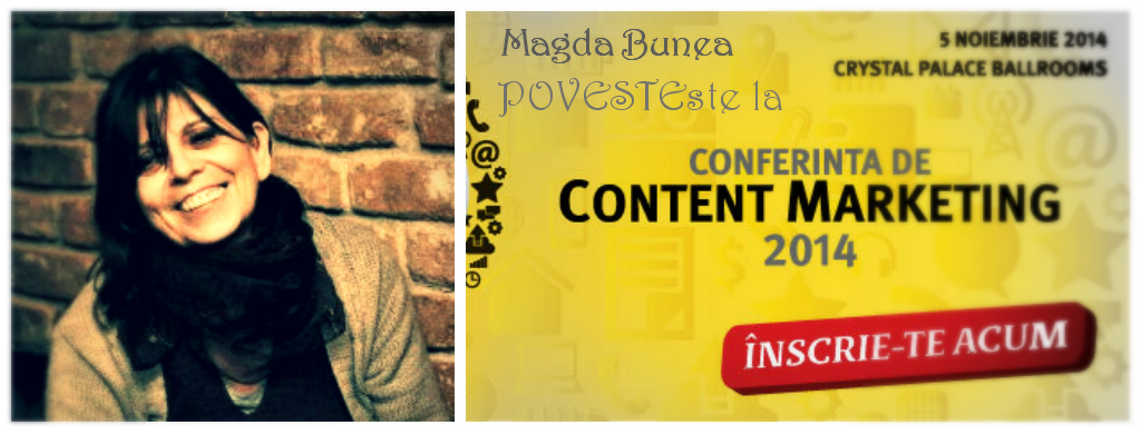 Content Marketing Shot: Magda Bunea te provoaca la storytelling care face clientii sa actioneze