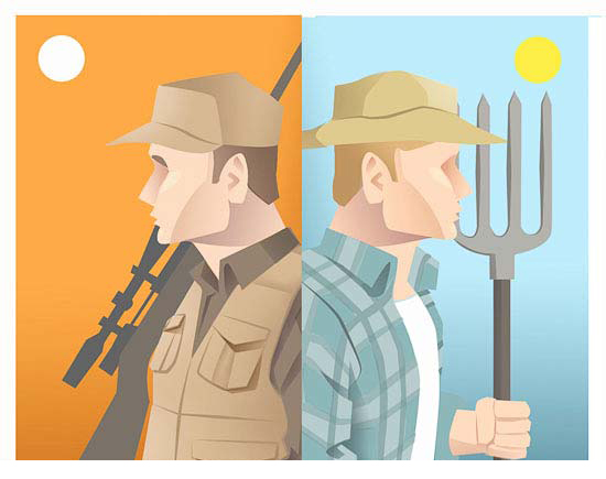 VÂNĂTORI, FERMIERI ȘI MANAGERI NEPRICEPUȚI