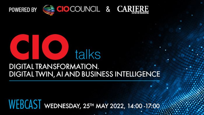 CIO Talks - Digital Transformation. Digital twin, AI and Business Intelligence Webcast