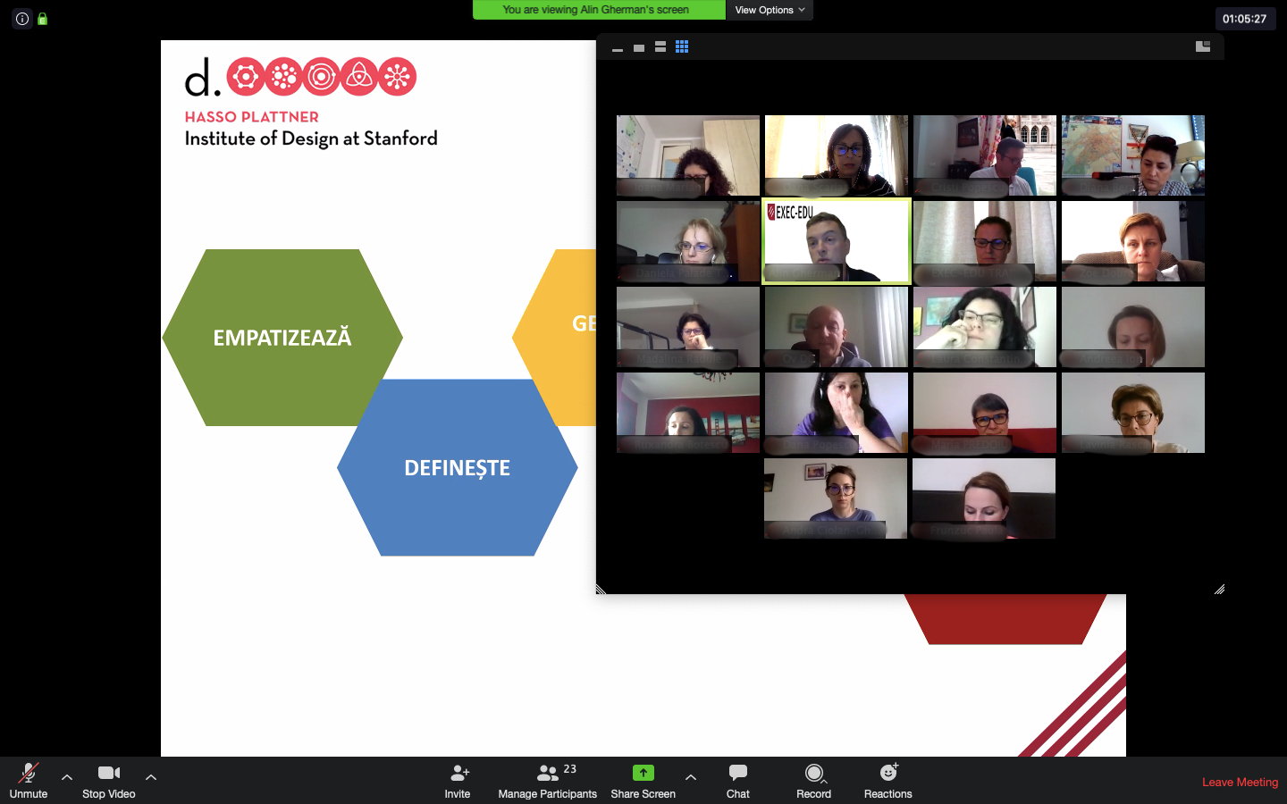 Compania de training EXEC-EDU sprijină comunitatea de business, prin workshop-uri virtuale gratuite, adaptate perioadei de criză