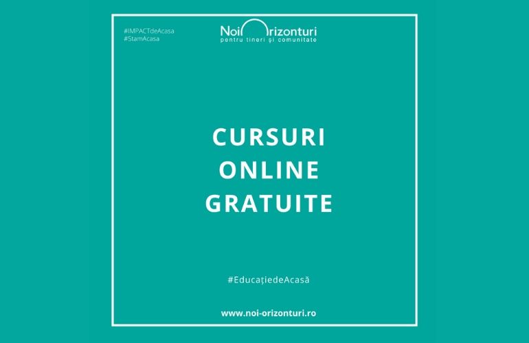 Fundația Noi Orizonturi lansează cursuri online unice în România pentru profesori și elevi