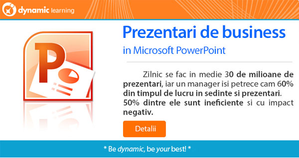 Curs „Prezentări business de impact în PowerPoint” - București