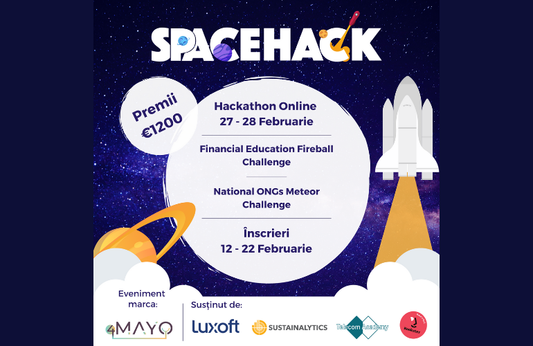 Spacehack 2021 - Inovează spre succes | Online Hackathon by 4MAYO
